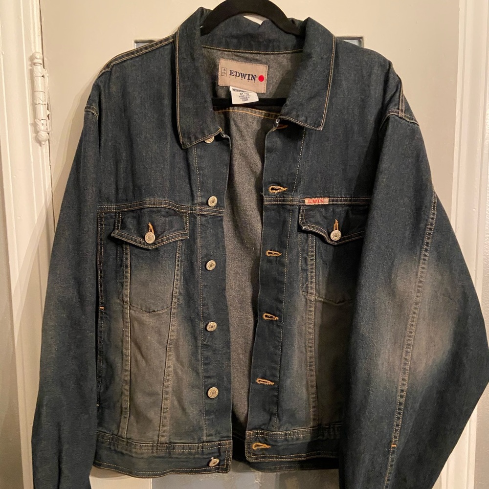 Edwin Japan Raw Selvedge Denim Jacket - size M